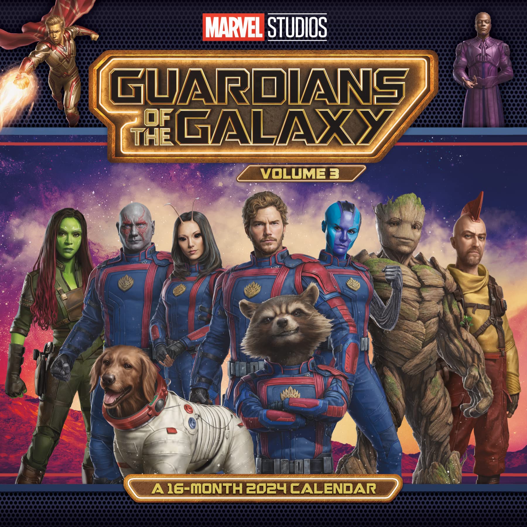 Mua 2024 Marvel Guardians of the Galaxy Vol. 3 Wall Calendar trên