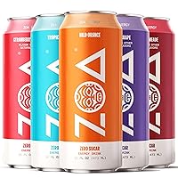 ZOA Zero Sugar Energy Drink Bundle 16oz (60-Pack) - Include All New Best Tasting Flavors - Healthy Energy Formula with B & C Vitamins, Amino Acids, Camu Camu, Electrolytes & Caffeine from Green Tea