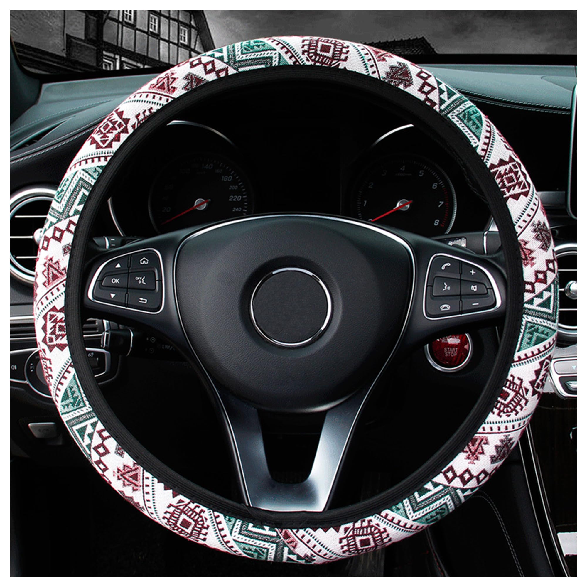 Boho Car Accessories for Women Interior Cute Set Universal 15 Inch Girly Steering  Wheel Cover : Buy Online at Best Price in KSA - Souq is now :  Automotive