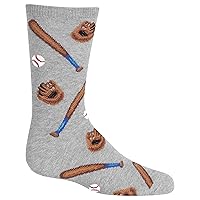 Hot Sox Kids' Fun Conversation Starter Crew Socks-1 Pair Pack-Cool Boys & Girls Gifts