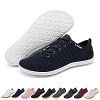 Geweo Minimalist Barefoot Shoes Unisex | Zero Drop Sole | Wide Toe Box | More Flexible Comfort | Natural Movement Foot-Shaped | Upgrade Slip on Walking Shoes Casual Running Sneakers