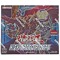 YU-GI-OH! Yugioh High Speed Riders 1st Edition TCG English Booster Box! 24 Packs of 9 Cards, 1 FOIL Holo Card PER Pack!!
