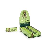 Zig Zag Organic Hemp Rolling Papers 1 1/4 Size Unbleached Vegan Rolling Papers, Sustainable and Eco-Friendly Paper for Everyday Use, 1 ¼-Inch, 78 Millimeters Size, Pack of 24
