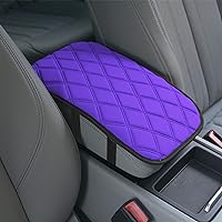 FH Group Diamond Pattern Neosupreme Center Console Pad Water-Resistant Black Seat Box Cover Protector fits Most Cars, SUVs, and Trucks Purple