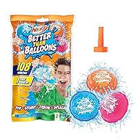 Better Than Balloons Water Toys, 108 Pods, Easy 1 Piece Clean Up, Lots of Ways to Play, Backyard Water Fun, Gifts for Kids, Ages 3+