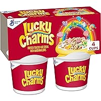 Lucky Charms Gluten Free Cereal with Marshmallows, 4PK CUP 6.8OZ