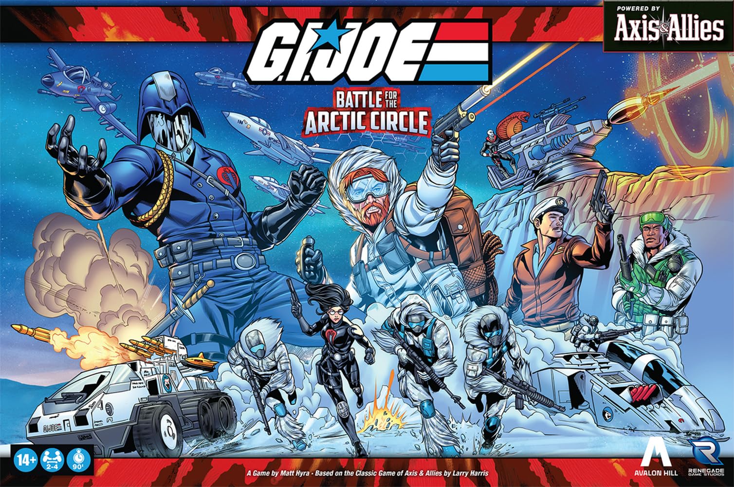 Renegade Game Studios G.I. Joe: Battle for The Arctic Circle Powered by Axis & Allies