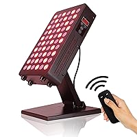 American Wellness Authority FX500 Powerful Near Infrared & Red Light Therapy Device - Enhances Skin Health, Anti-Aging & Sleep Quality - Panel with Stand for Body & Face, with Remote Control and Timer