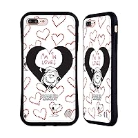 Head Case Designs Officially Licensed Peanuts Peppermint Patty in Love Sealed with A Kiss Hybrid Case Compatible with Apple iPhone 7 Plus/iPhone 8 Plus