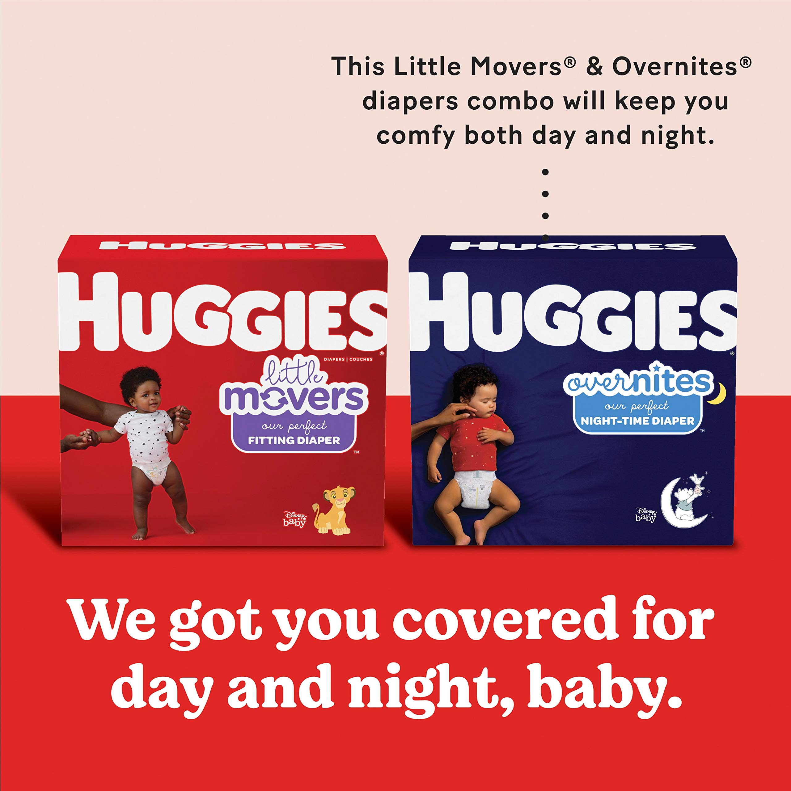 Huggies Overnites Diapers, Size 5