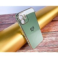 Electroplated Love Heart Phone Case for iPhone 11