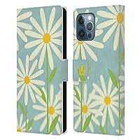 Head Case Designs Daisy Romantic Flowers Leather Book Wallet Case Cover Compatible with Apple iPhone 12 Pro Max