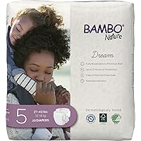 Bambo Nature Premium Baby Diapers (SIZES 0 TO 6 AVAILABLE), Size 5, 150 Count