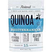 Roland Foods Mediterranean Seasoned Quinoa, 5.46 Ounce Bag, Pack of 6