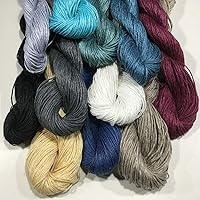 Flax Yarn, DK Weight, 50 Grams, Crochet, Knitting, Weaving. (Natural)