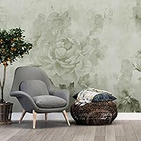 Peony Design for Modern Room Decor, Perfect for Bedroom and Bathroom - Stick Wallpaper and Watercolor Floral Peel