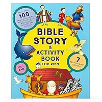 Bible Story and Activity Book for Kids Ages 4 to 8: Over 100 Colorful Activities including Coloring, Puzzles, Mazes, Connect the Dots, Drawing, and Stickers (Little Sunbeams) Bible Story and Activity Book for Kids Ages 4 to 8: Over 100 Colorful Activities including Coloring, Puzzles, Mazes, Connect the Dots, Drawing, and Stickers (Little Sunbeams) Paperback