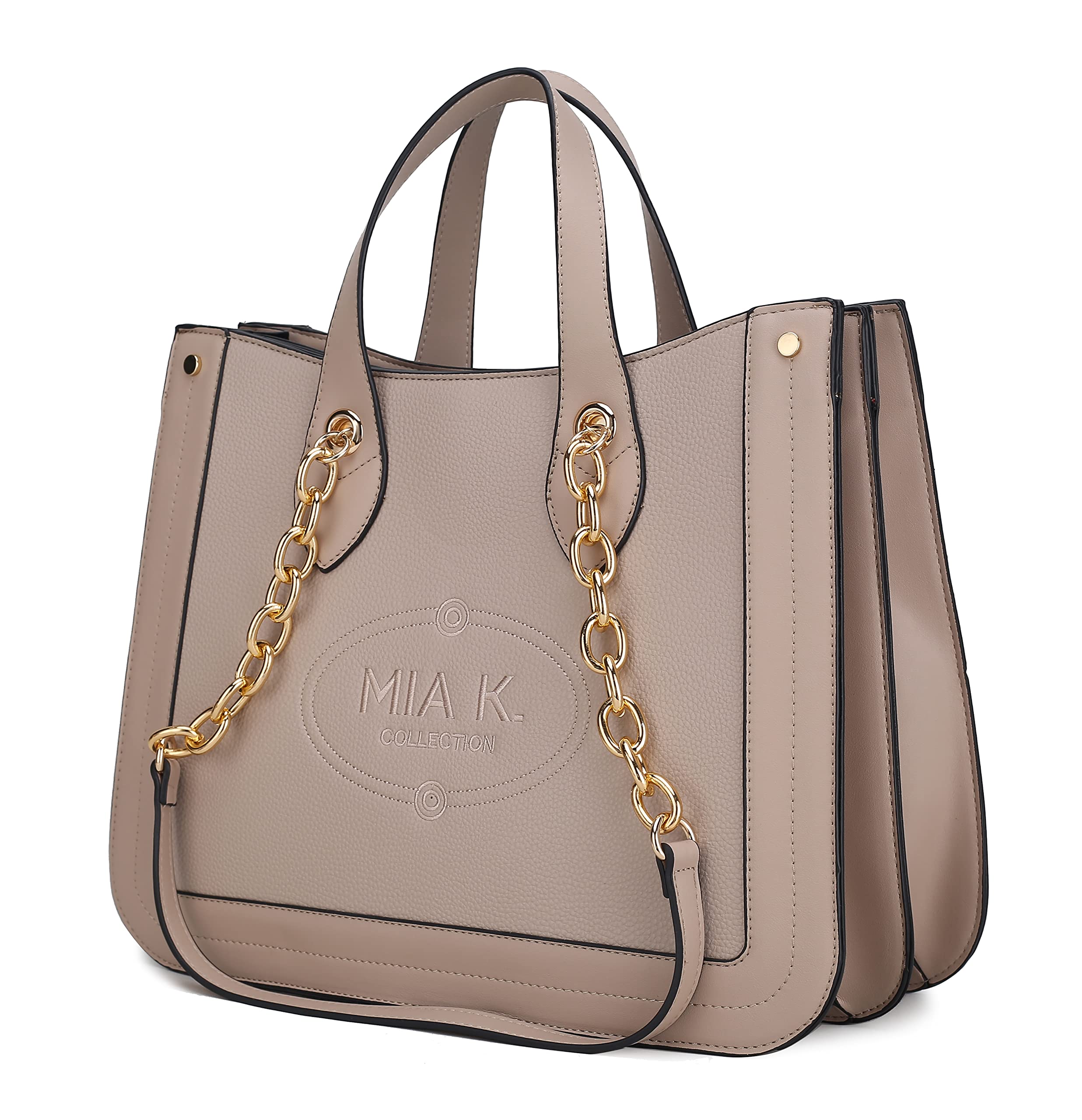 MKF Collection Tote Bag for Women, Vegan Leather Top-Handle Shoulder bag Purse Tote Satchel Handbag