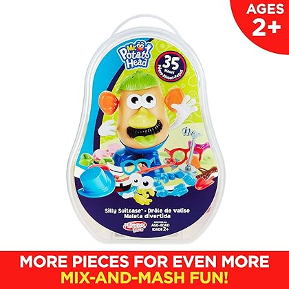 Mr Potato Head Silly Suitcase Parts and Pieces Toddler Toy for Kids (Amazon Exclusive)