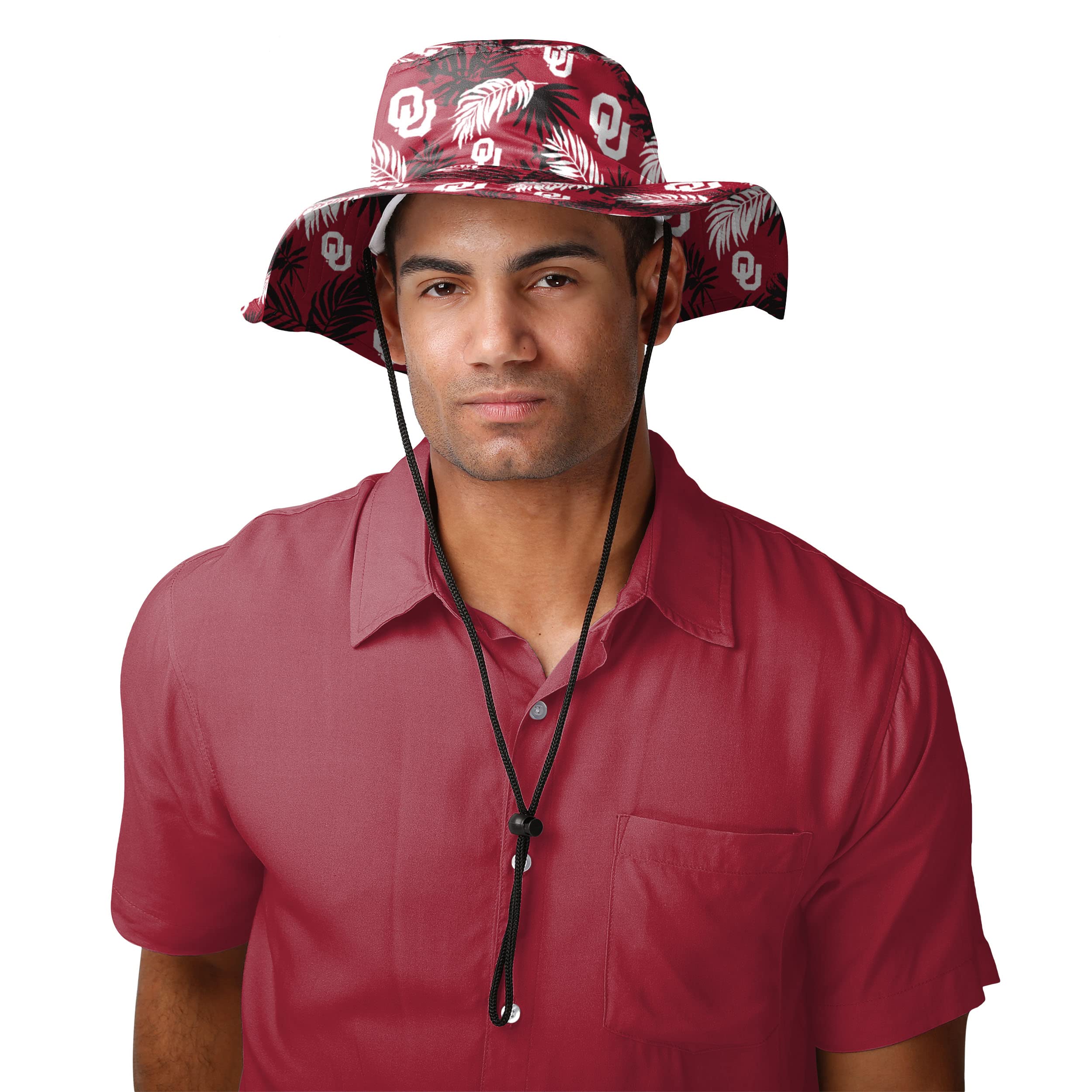 FOCO Men's NCAA College Team Logo Sport Outdoor Sun Bucket Boonie Hat