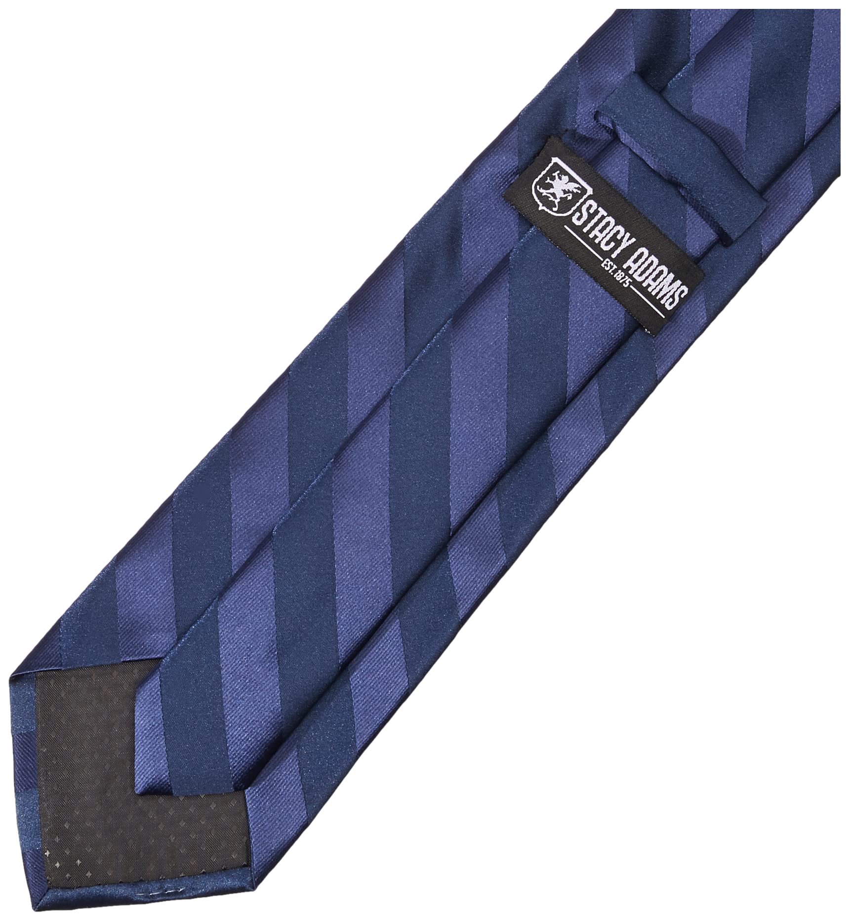 Stacy Adams Men's Solid Woven Formal Stripe Tie Set