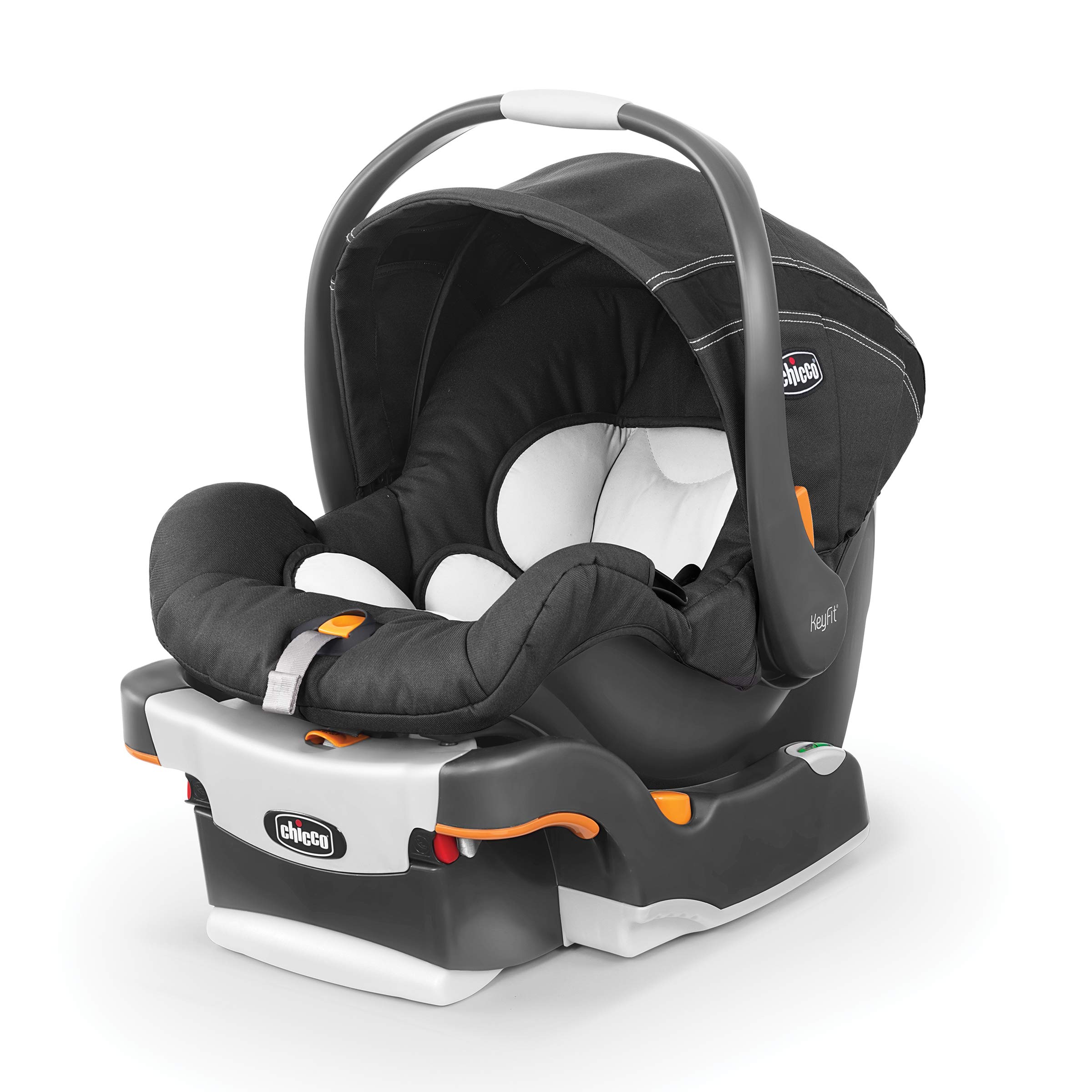 Chicco KeyFit Infant Car Seat and Base | Rear-Facing Seat for Infants 4- 22 lbs. | Includes Infant Head and Body Support | Compatible with Chicco Strollers | Baby Travel Gear