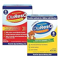 DiaResQ Children's Soothing Diarrhea Relief & Immunity Support Drink Mix for Children (1+ Years) + Adult's Rapid Recovery