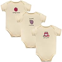 Touched by Nature Unisex Baby Organic Cotton Bodysuits