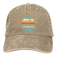 Baseball Caps Drinking Party Summer Hats for Men's Retro Caps Breathable It is A Good Day to Drink On A Boat Sports Cap
