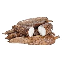 Fresh Whole Yuca Root Cassava Manioc Mandioca (5lb)