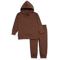Amazon Essentials Unisex Kids and Toddlers’ Modern Sweat Set, Pack of 2