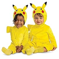 Disguise Pikachu Costume Romper, Official Pokemon Toddler Outfit and Headpiece