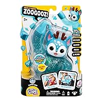 Little Live Pets Hug n' Hang Zoogooz - Duroo Deer. an Interactive Electronic Squishy Stretchy Toy Pet with 70+ Sounds & Reactions. Stretch, Squish & Link Their Hands. Display Them & Hang Them Around