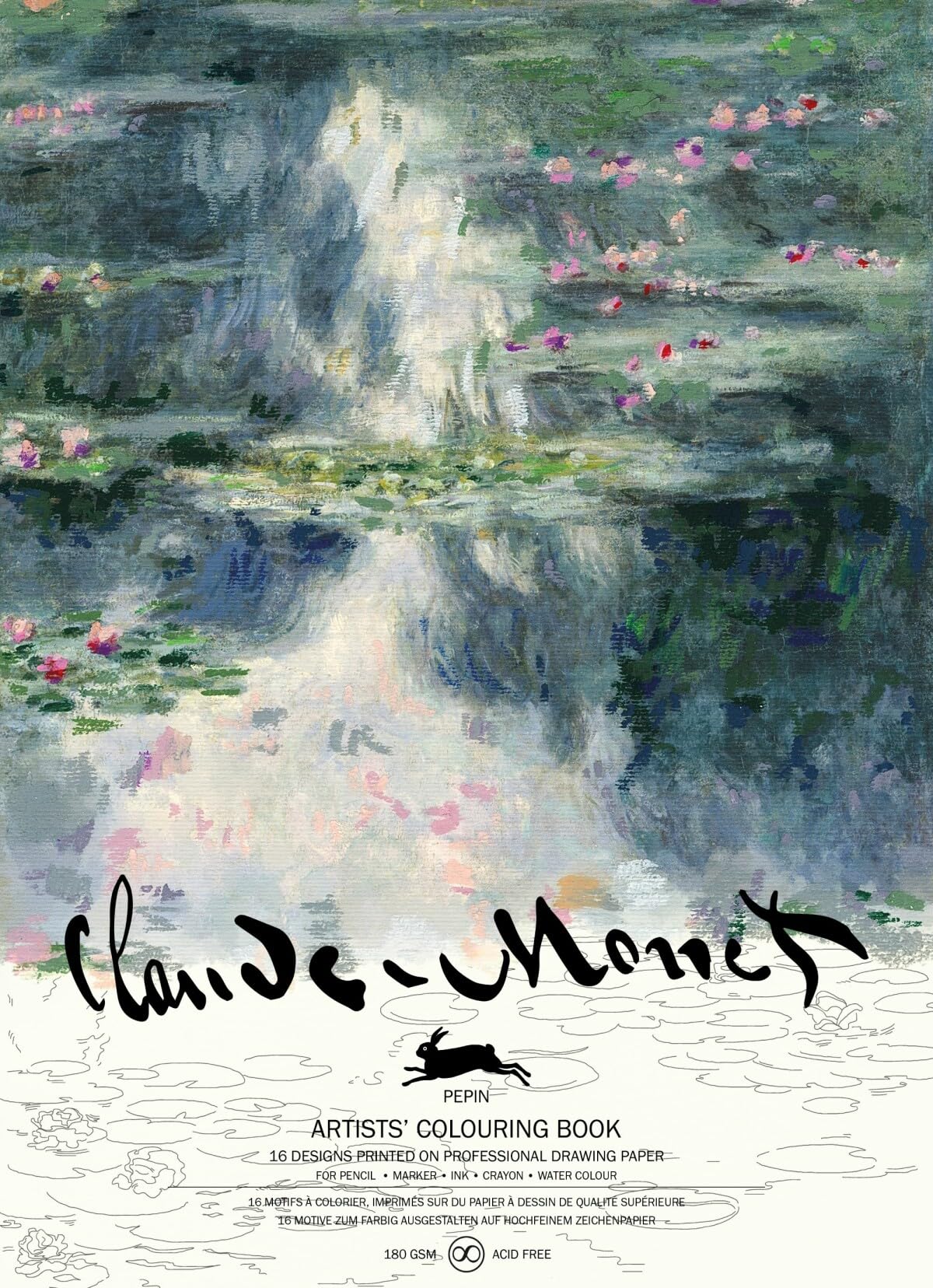 Claude Monet: Artists' Colouring Book (English and German Edition)