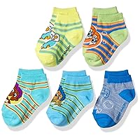 Nickelodeon boys Bubble Guppies 5 Pack Shorty Socks Boys 5 Pack Shorty Socks