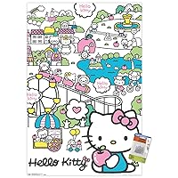 Hello Kitty - Carnival Wall Poster with Push Pins