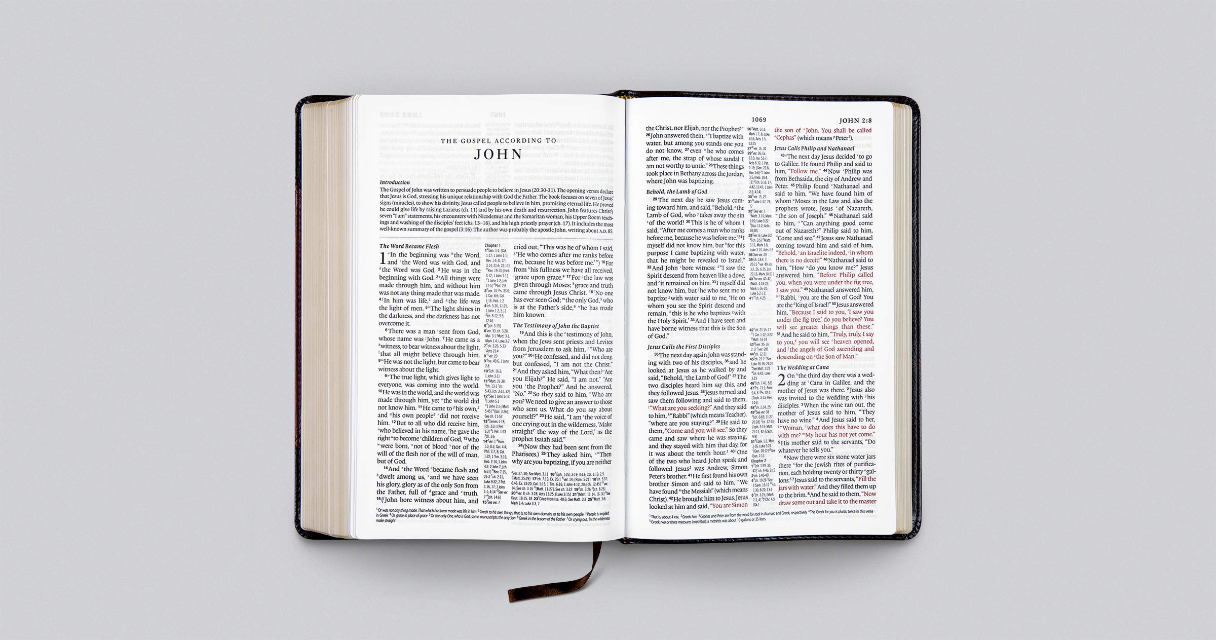 ESV Reference Bible (TruTone, Brown/Cordovan, Portfolio Design)
