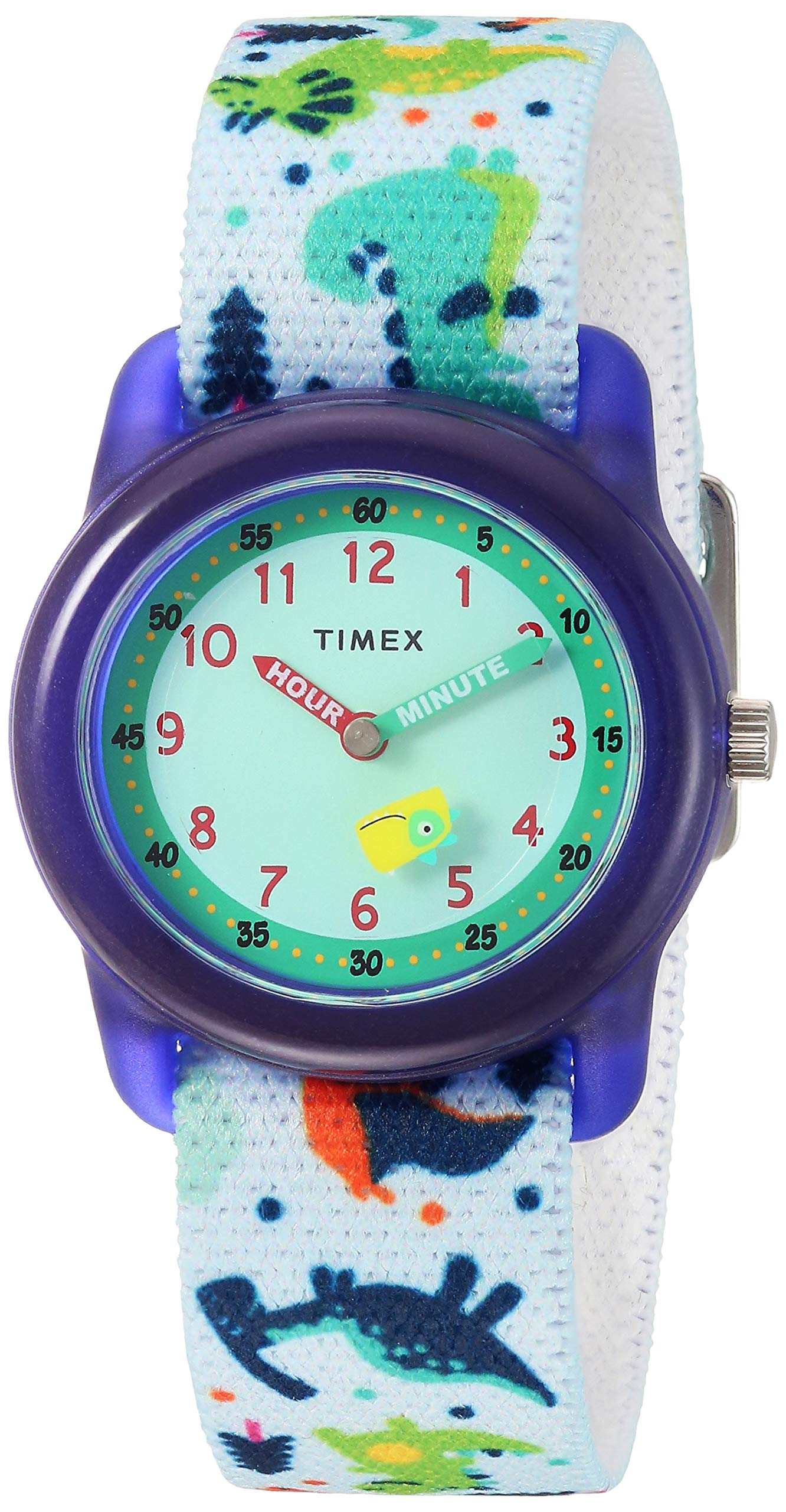 Timex Boys Time Machines Analog Elastic Fabric Strap Watch