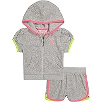 Juicy Couture boys 2 Pieces Loop Terry Hooded Set