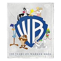 Northwest Warner Bros 100th Celebration Silk Touch Throw Blanket, 50