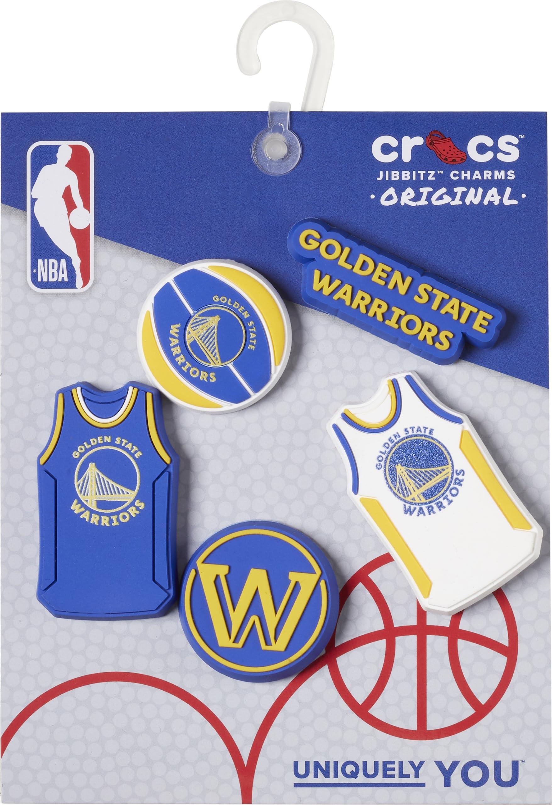 Crocs Jibbitz Shoe Charms, NBA Basketball Teams Sports Collection Multi Packs