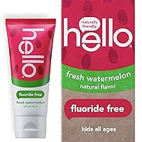 Kids Natural Watermelon Fluoride Free Toothpaste, Vegan & SLS Free