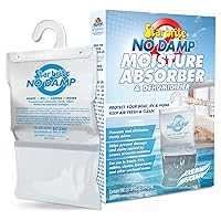 STAR BRITE No Damp Moisture Absorber & Dehumidifier 16 Ounce Hanging Bag - Simple, Portable, Humidity Control for Boats, RVs, Closets & More - Prevent Musty Odor & Moisture Damage (085470)