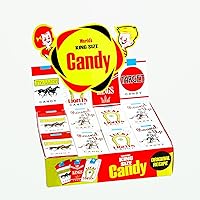 World's King Size Candy 'Cigarettes' ,0.01 oz,24 Case