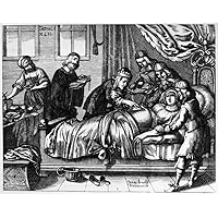 Caesarean Section 1666 Na Doctor Preparing A Woman For Childbirth By Caesarean Section Copper Engraving German 1666 Poster Print by (24 x 36)