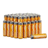 48-Pack AA Alkaline High-Performance Batteries, 1.5 Volt, 10-Year Shelf Life