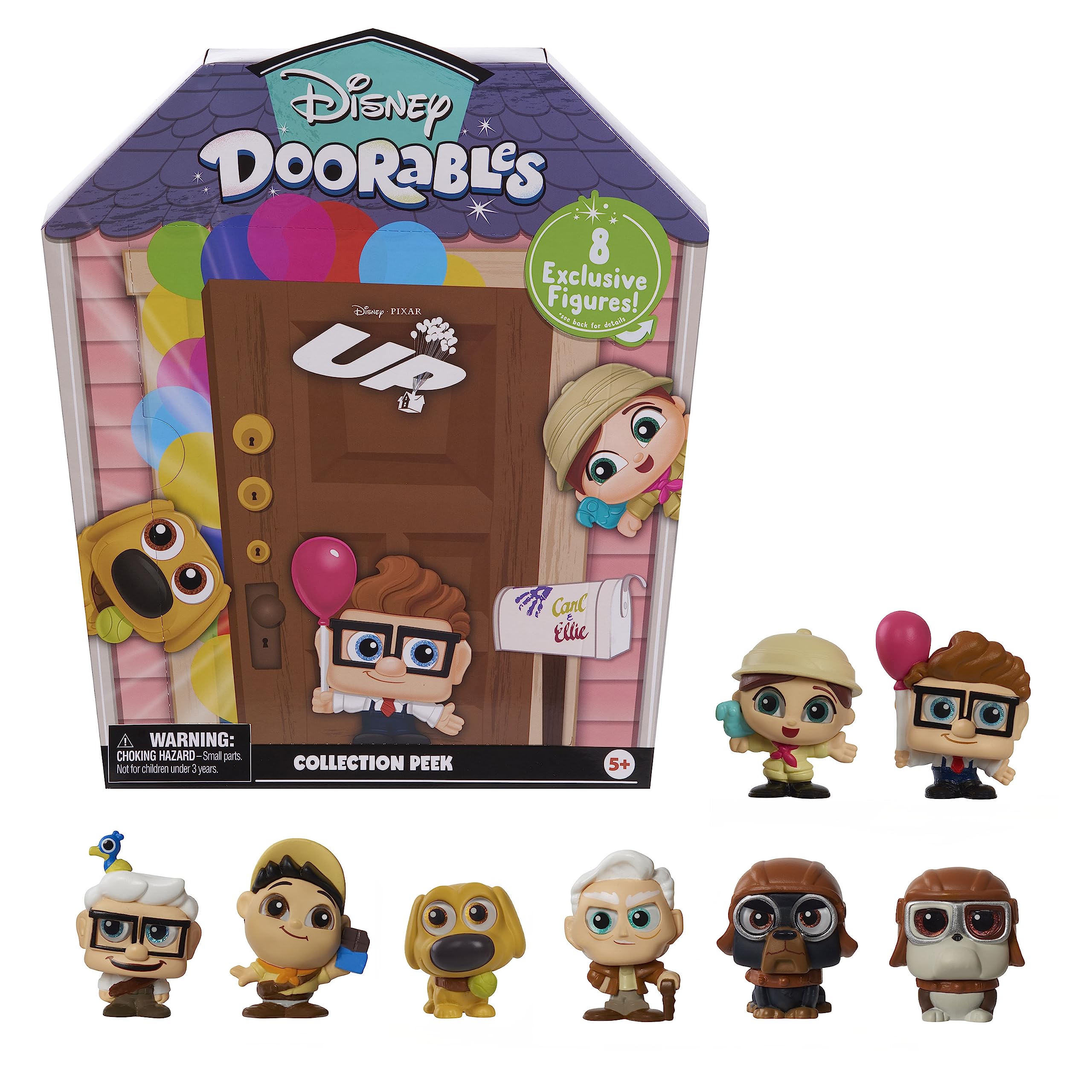 Disney Doorables New Up Collector Peek, Collectible Blind Bag Figures, Officially Licensed Kids Toys for Ages 5 Up, Gifts and Presents by Just Play