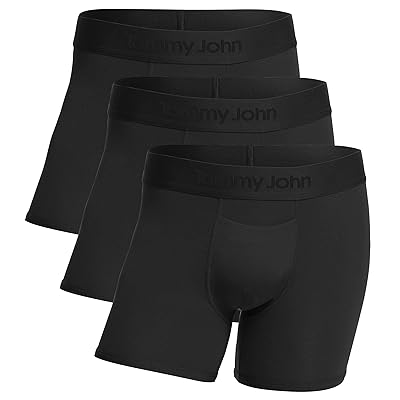 Buy Tommy John Second Skin Men's Modal Trunks - Silky Soft, Supportive  Underwear with Contour Pouch and Quick Draw Fly, Black / Turbulence / Dress  Blues - 3 Pack, Medium at