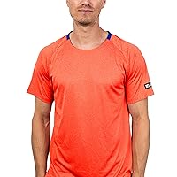 MTV Men's Standard T-Shirt, Breathable Athletic Workout Tech Tee for Active Wear, Short Sleeve Crew Neck, Gym Top