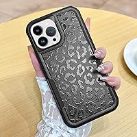 MOWIME Designed for iPhone 14 Pro Max Case Black Leopard, Cheetah Print Shockproof Rugged TPU Hard PC Back Full Body Heavy Duty Protective Women Girls Case for iPhone 14 Pro Max 6.7'' 2022